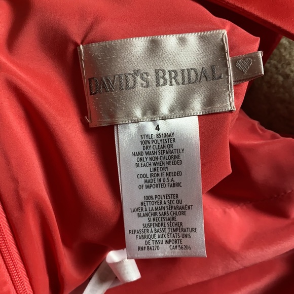 David’s Bridal Bridesmaid Dress/Evening Dress - Picture 5 of 5